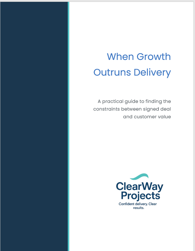 Cover of the ClearWay Projects Delivery Stress Test guide